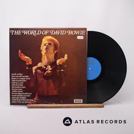 David Bowie The World Of David Bowie LP Vinyl Record - Front Cover & Record