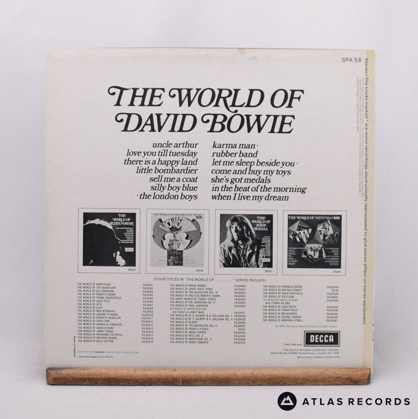 David Bowie - The World Of David Bowie - Reissue LP Vinyl Record - EX/EX