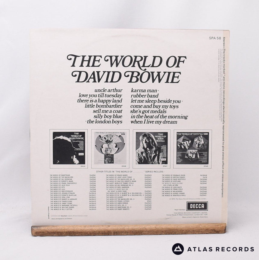 David Bowie - The World Of David Bowie - Reissue LP Vinyl Record - EX/EX