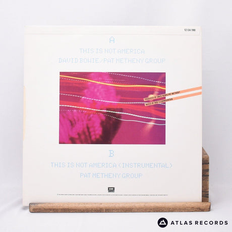 David Bowie - This Is Not America - Poster A-2 B-1 12" Vinyl Record - EX/VG+