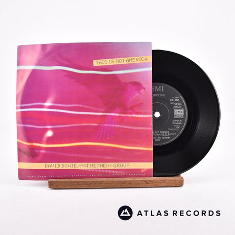 David Bowie This Is Not America 7" Vinyl Record - Front Cover & Record