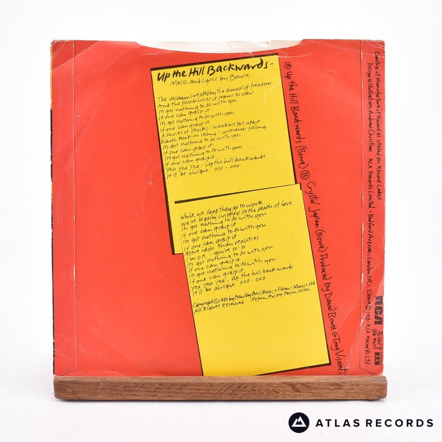 David Bowie - Up The Hill Backwards - 7" Vinyl Record - VG/VG