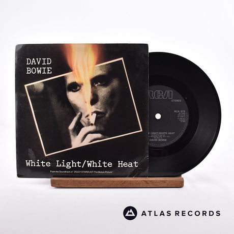 David Bowie White Light/White Heat 7" Vinyl Record - Front Cover & Record