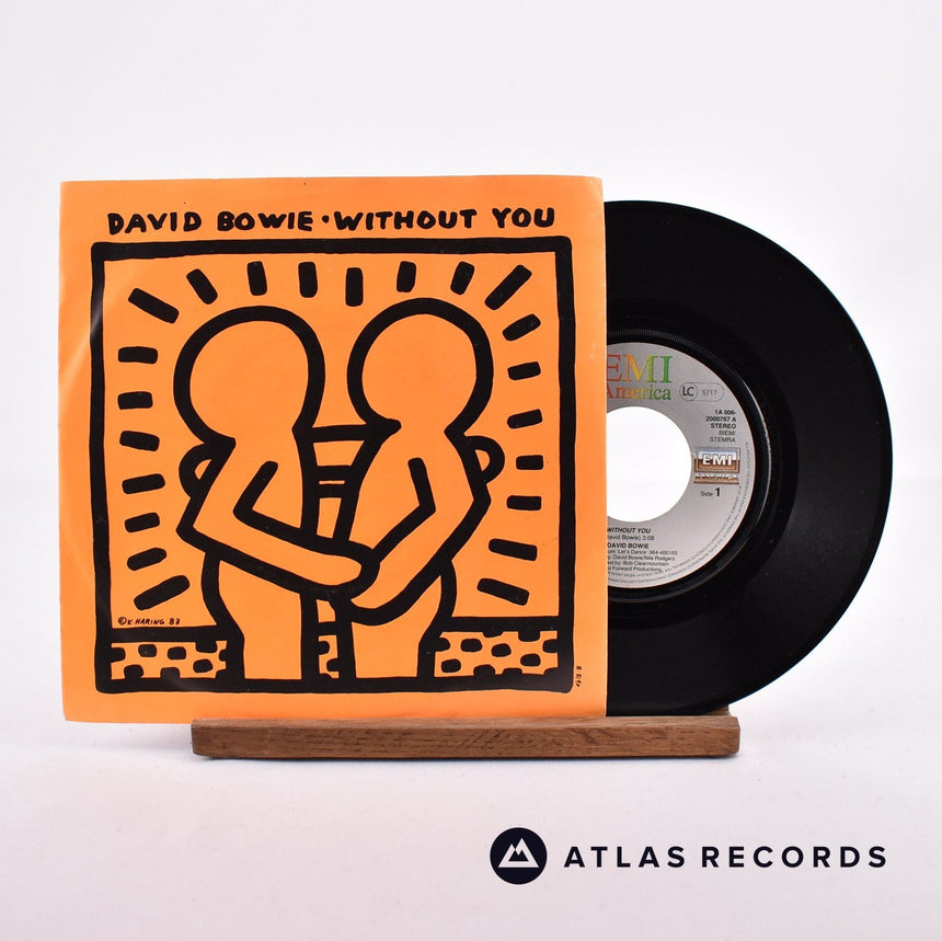David Bowie Without You 7" Vinyl Record - Front Cover & Record