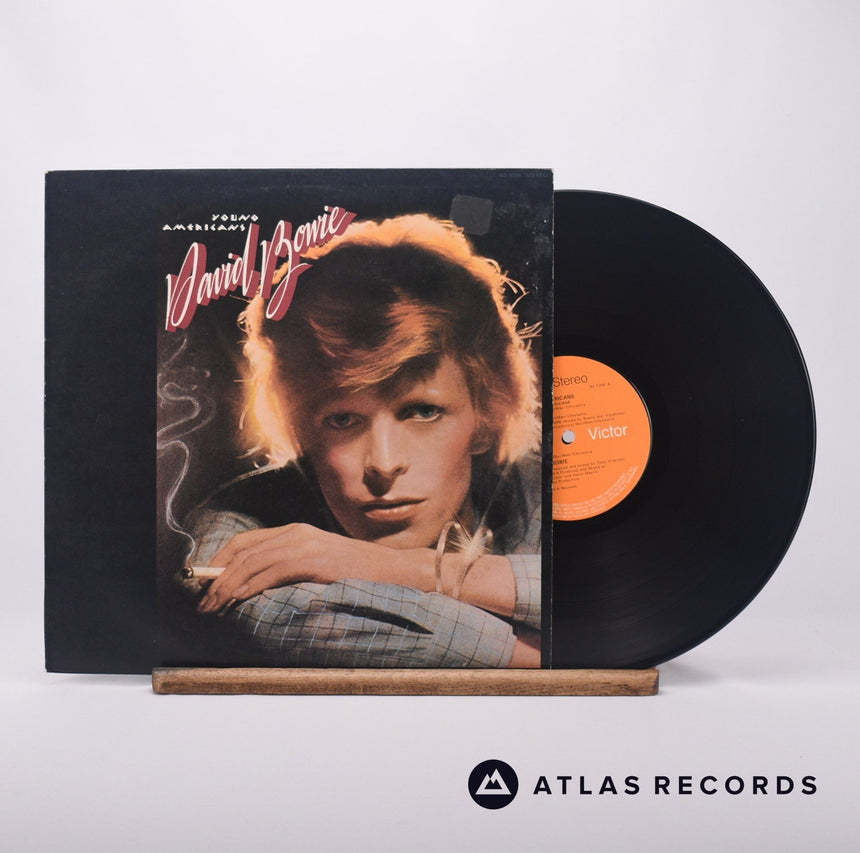 David Bowie Young Americans LP Vinyl Record - Front Cover & Record