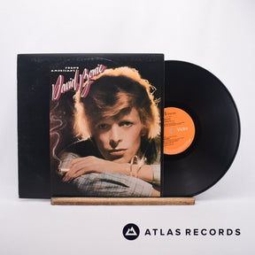 David Bowie Young Americans LP Vinyl Record - Front Cover & Record
