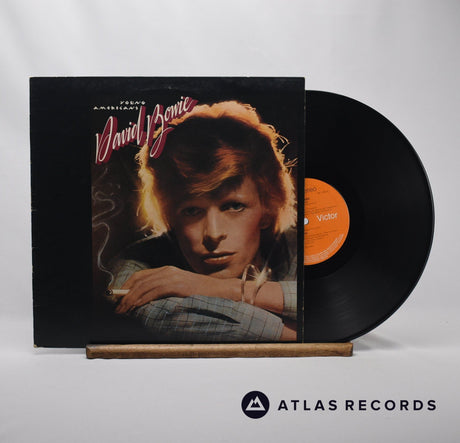 David Bowie Young Americans LP Vinyl Record - Front Cover & Record