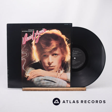 David Bowie Young Americans LP Vinyl Record - Front Cover & Record