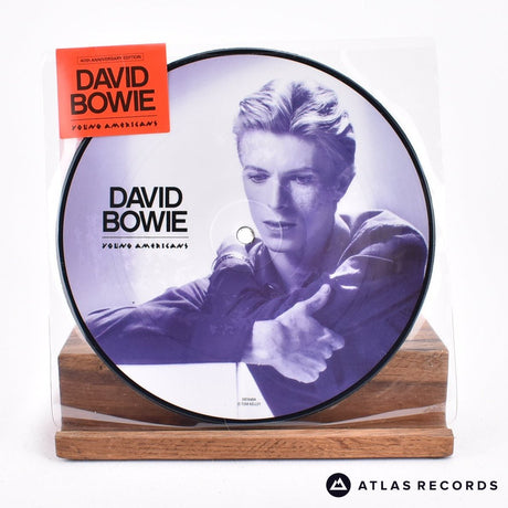 David Bowie Young Americans 7" Vinyl Record - Front Cover & Record