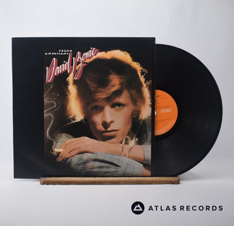 David Bowie Young Americans LP Vinyl Record - Front Cover & Record