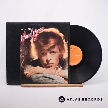 David Bowie Young Americans LP Vinyl Record - Front Cover & Record