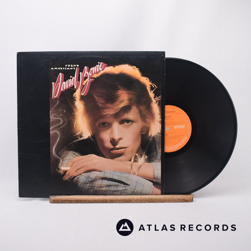 David Bowie Young Americans LP Vinyl Record - Front Cover & Record