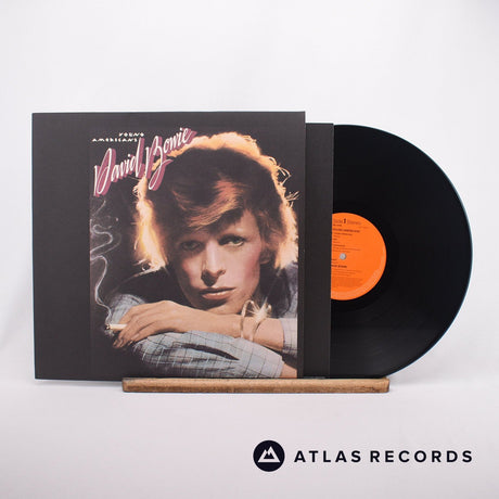 David Bowie Young Americans LP Vinyl Record - Front Cover & Record
