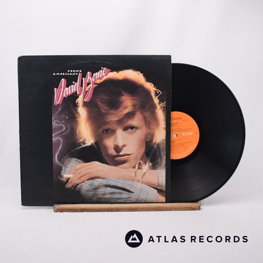 David Bowie Young Americans LP Vinyl Record - Front Cover & Record