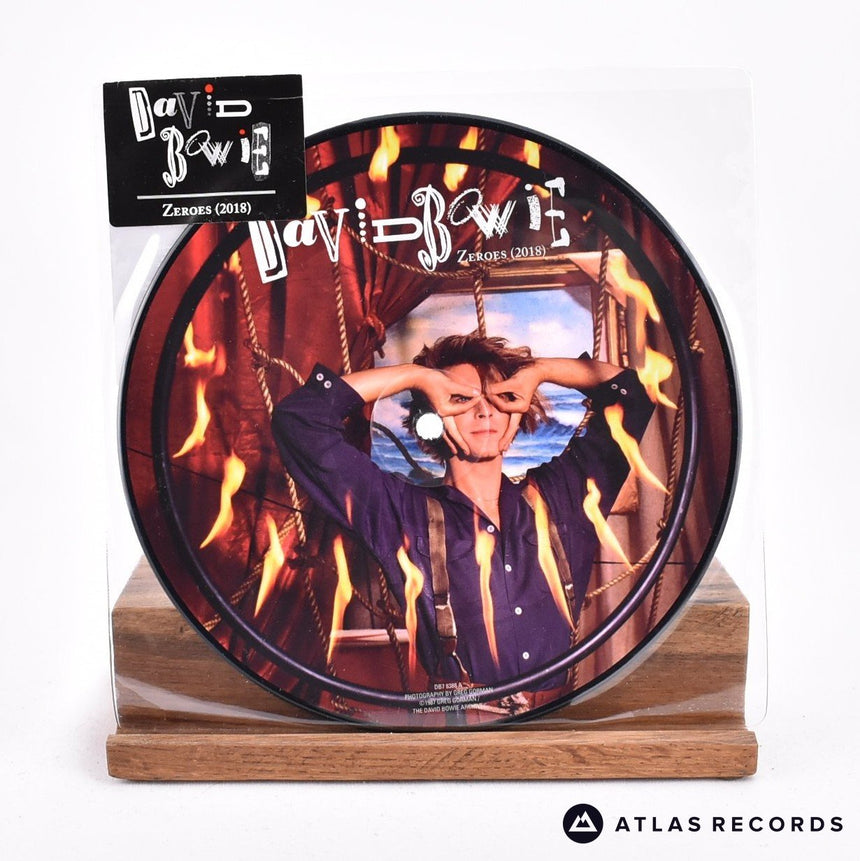 David Bowie Zeroes 7" Vinyl Record - Front Cover & Record