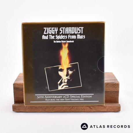 David Bowie Ziggy Stardust And The Spiders From Mars 2 x CD Box Set Vinyl Record - Front Cover & Record