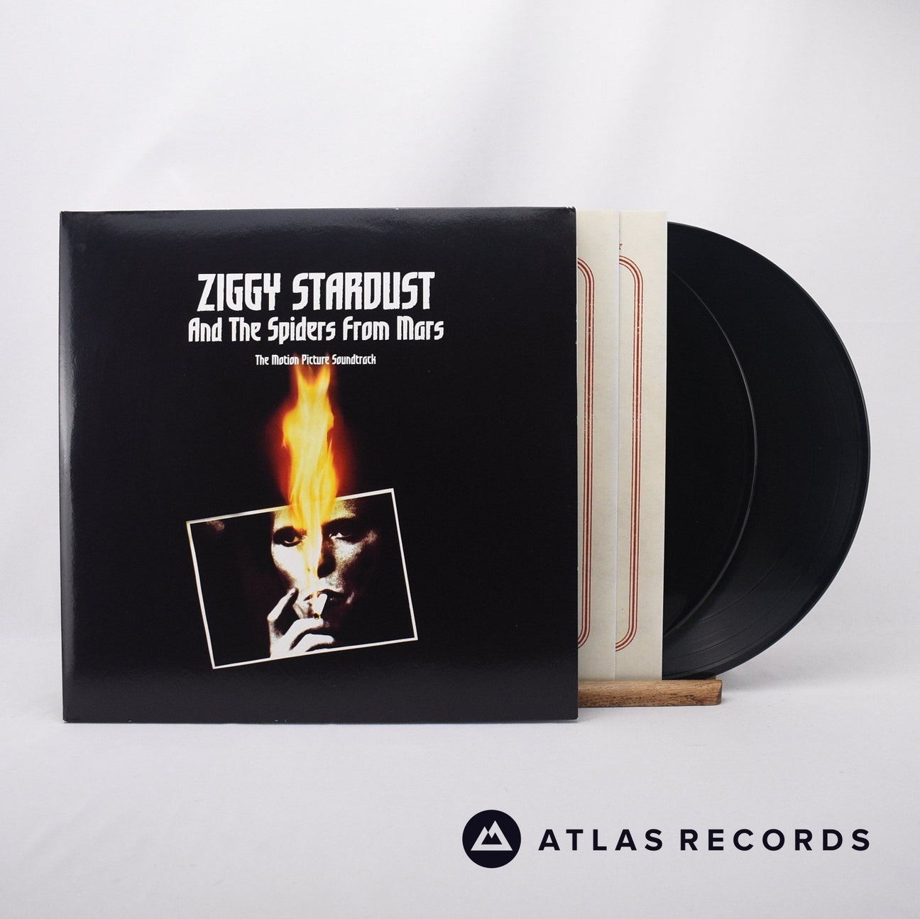 David Bowie Ziggy Stardust And The Spiders From Mars 2 x LP Vinyl Record - Front Cover & Record