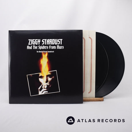 David Bowie Ziggy Stardust And The Spiders From Mars 2 x LP Vinyl Record - Front Cover & Record