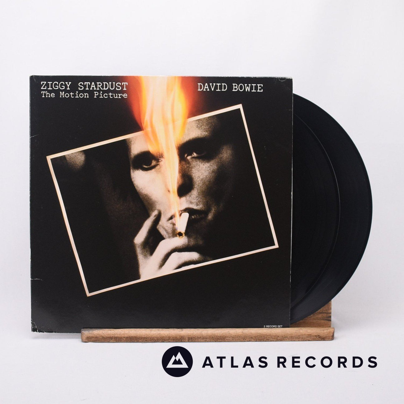 David Bowie Ziggy Stardust - The Motion Picture 2 x LP Vinyl Record - Front Cover & Record