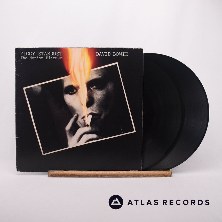 David Bowie Ziggy Stardust - The Motion Picture 2 x LP Vinyl Record - Front Cover & Record