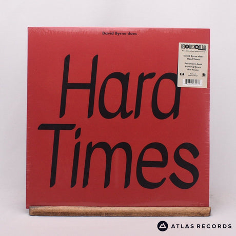 David Byrne Hard Times 12" Vinyl Record - Front Cover & Record