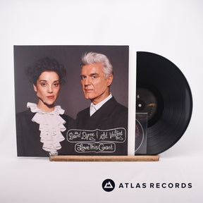 David Byrne Love This Giant LP + CD Vinyl Record - Front Cover & Record