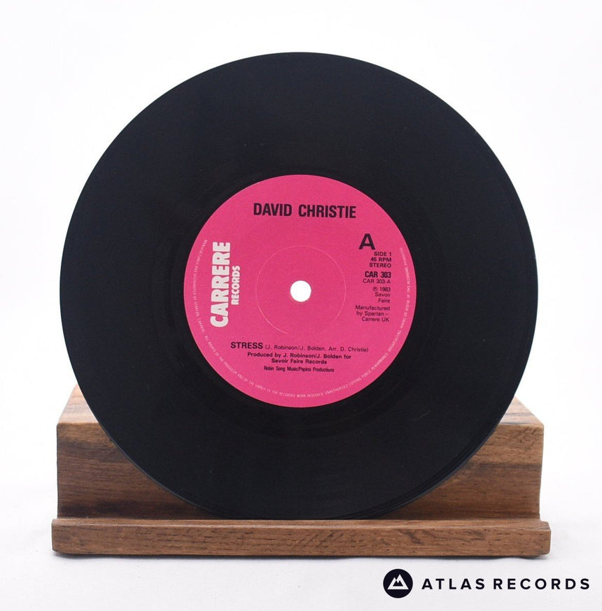 David Christie - Stress - 7" Vinyl Record - VG+/VG+