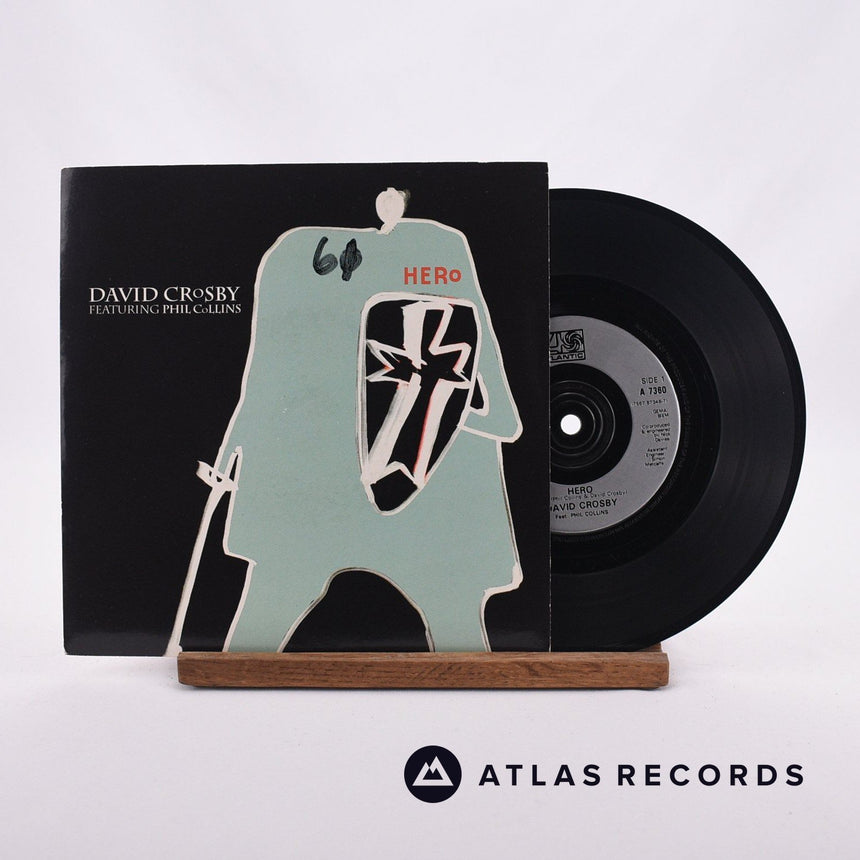 David Crosby Hero 7" Vinyl Record - Front Cover & Record