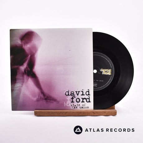 David Ford State Of The Union 7" Vinyl Record - Front Cover & Record