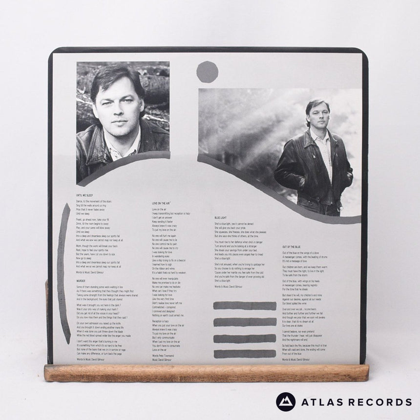 David Gilmour - About Face - First Press 1A B LP Vinyl Record - EX/EX