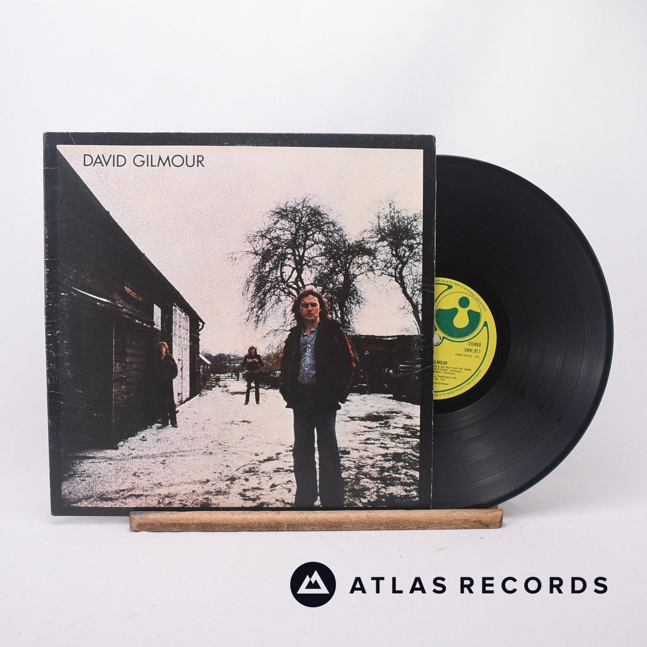 David Gilmour David Gilmour LP Vinyl Record - Front Cover & Record