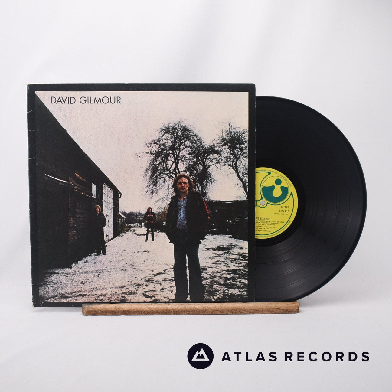 David Gilmour David Gilmour LP Vinyl Record - Front Cover & Record