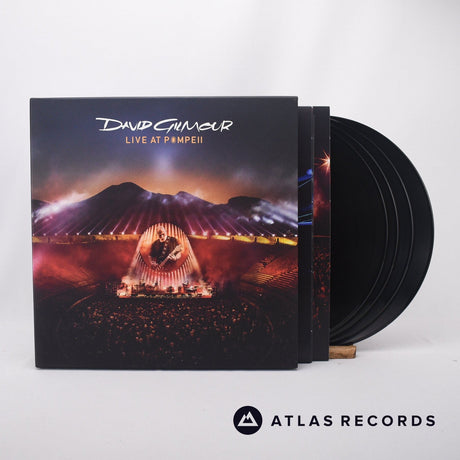 David Gilmour Live At Pompeii 4 x LP Vinyl Record - Front Cover & Record