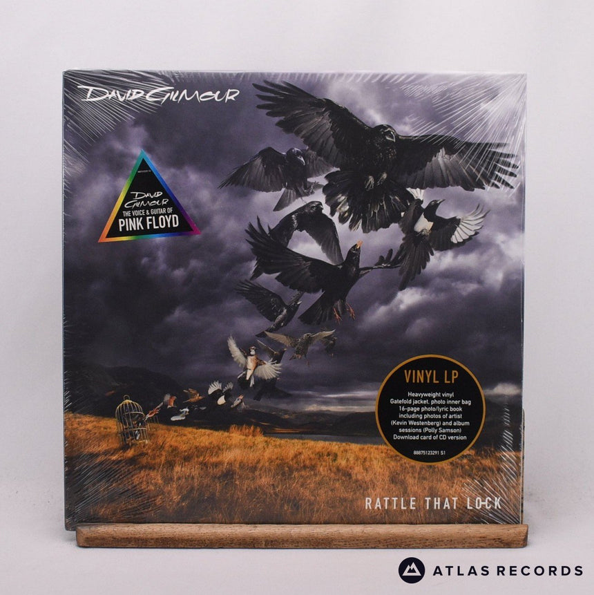 David Gilmour Rattle That Lock LP Vinyl Record - Front Cover & Record