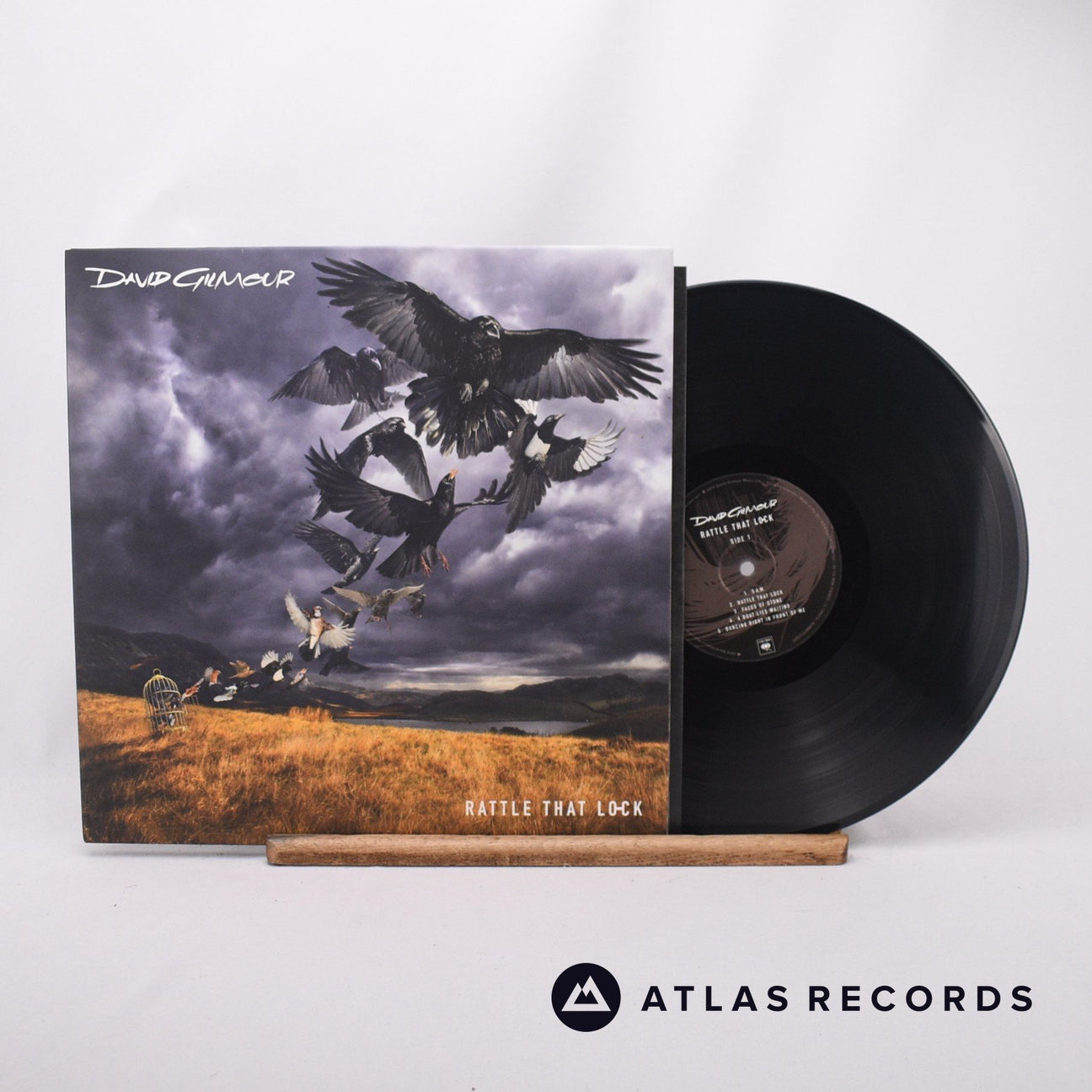 David Gilmour Rattle That Lock LP Vinyl Record - Front Cover & Record