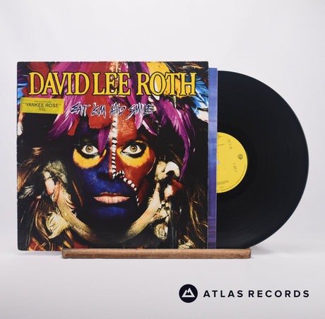 David Lee Roth Eat 'Em And Smile LP Vinyl Record - Front Cover & Record