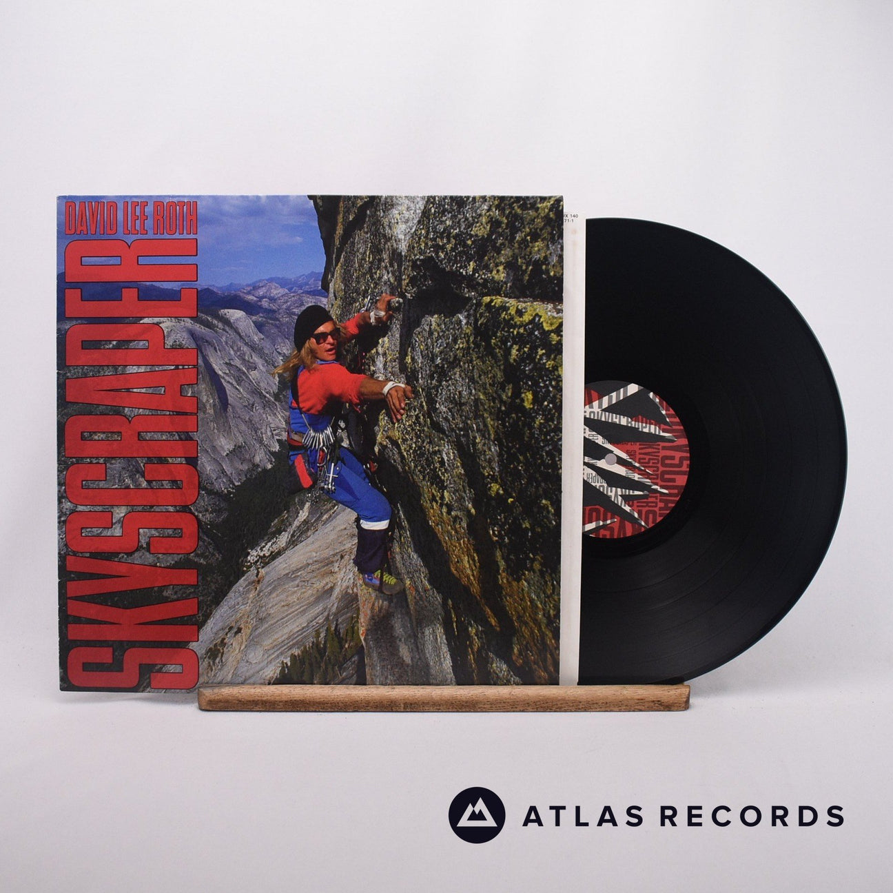 David Lee Roth Skyscraper LP Vinyl Record - Front Cover & Record