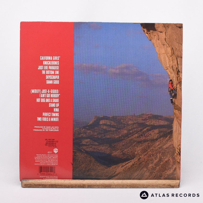 David Lee Roth - Skyscraper - LP Vinyl Record - VG+/EX