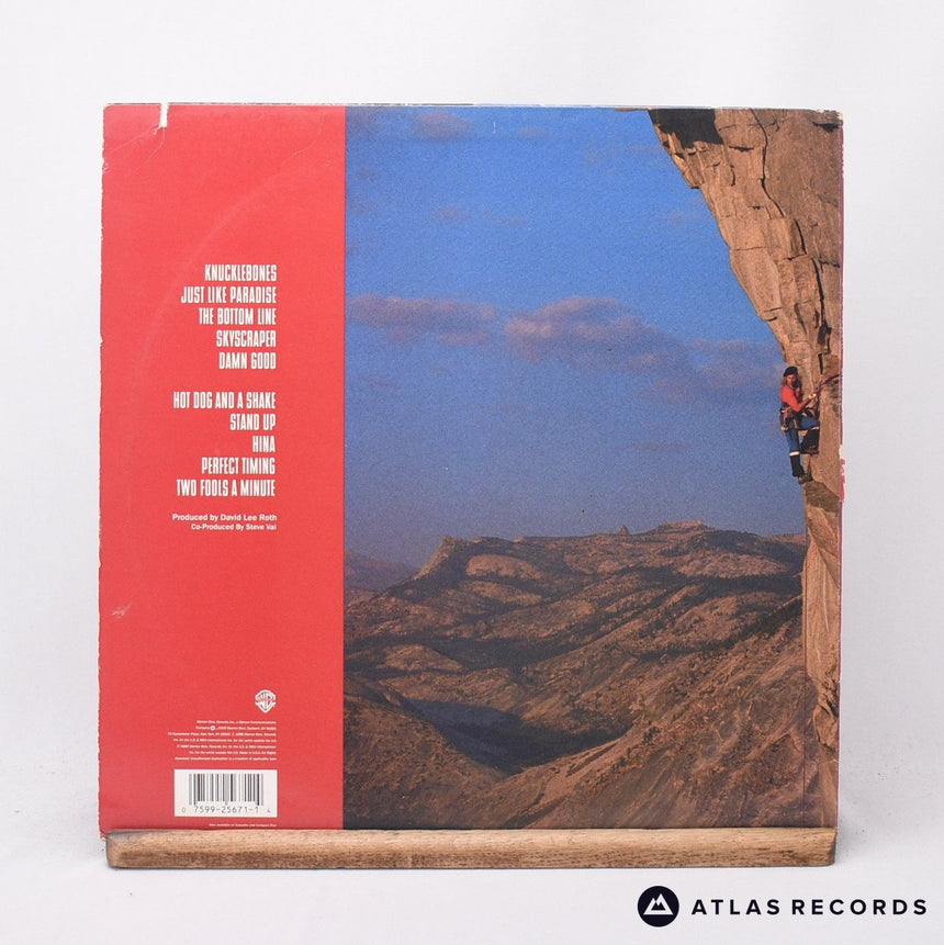 David Lee Roth - Skyscraper - Reissue Usa LP Vinyl Record - VG+/EX