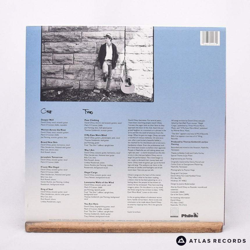 David Olney - Deeper Well - Us LP Vinyl Record - EX/NM