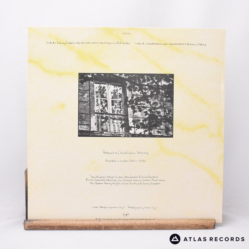 David Sylvian - Brilliant Trees - Townhouse A-3 B-5 LP Vinyl Record - EX/EX