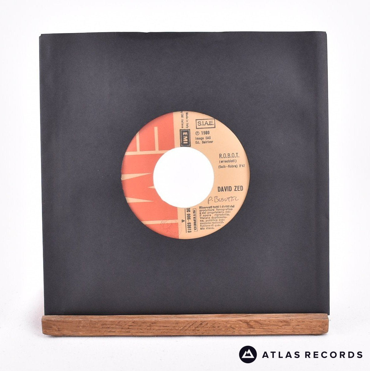 David Zed R.O.B.O.T. 7" Vinyl Record - In Sleeve