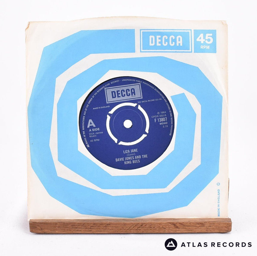 Davie Jones & The King Bees Liza Jane 7" Vinyl Record - In Sleeve