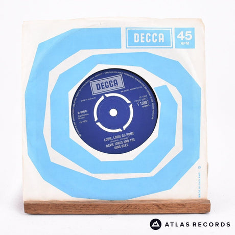 Davie Jones & The King Bees - Liza Jane - Mono Reissue 7" Vinyl Record - EX/EX
