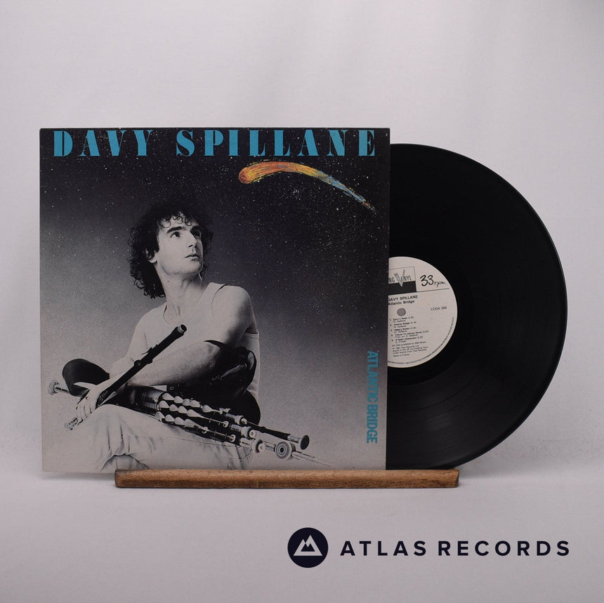 Davy Spillane Atlantic Bridge LP Vinyl Record - Front Cover & Record