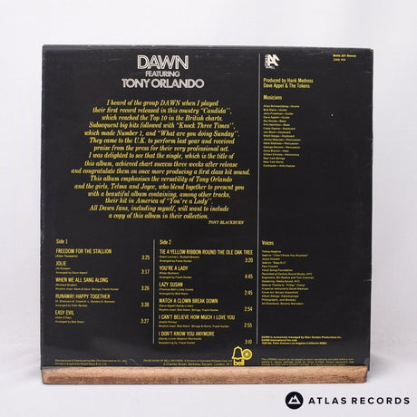 Dawn - Tie A Yellow Ribbon - LP Vinyl Record - VG+/EX