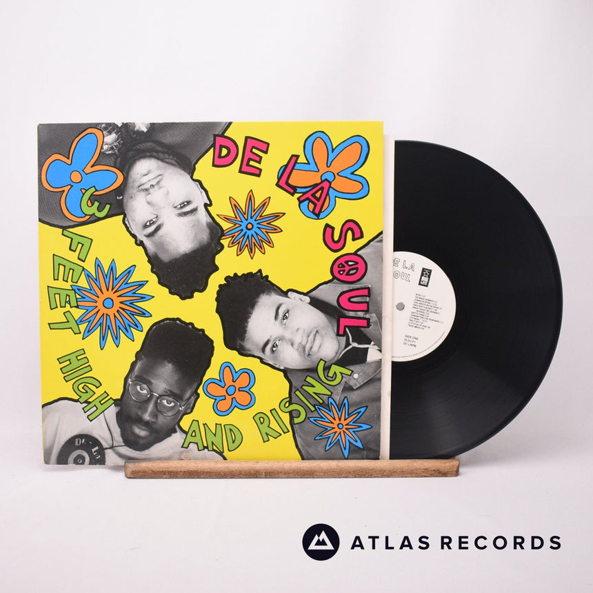 De La Soul 3 Feet High And Rising LP Vinyl Record - Front Cover & Record