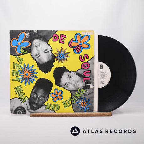 De La Soul 3 Feet High And Rising LP Vinyl Record - Front Cover & Record