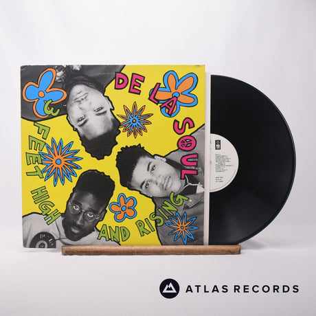 De La Soul 3 Feet High And Rising LP Vinyl Record - Front Cover & Record