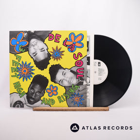 De La Soul 3 Feet High And Rising LP Vinyl Record - Front Cover & Record